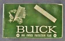 1965 Buick Protect-o-plate Booklet Wildcat Lesabre Electra Skylark Original 65