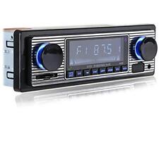 Classic Bluetooth Car Stereo Fm Radio Receiver Handsfree Calling Builtin Microph