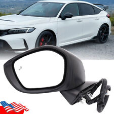 For Honda Civic 2022-2025 7pin Black Lh Driver Side Mirror W Blind Spot Heated
