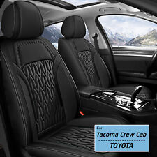 For Toyota Tacoma Crew Cab 4-door 2007-2023 Car 5-seat Cover Full Set Pu Leather