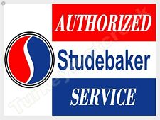 Authorized Studebaker Service 9 X 12 Metal Sign