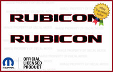 2x Jeep Wrangler Rubicon Hood Vinyl Decals Graphics Stickers Jk 2007-2018 Fj5t1