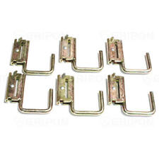Gripon Pack Of 6 E-track Steel J Hook Tie Down With Spring Fitting For Trailer