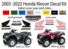 2003 2006 2008 2017 2022 Oem Honda Rincon 4x4 Decal Kit Graphics Marks Sticker
