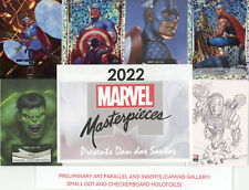 2022 Marvel Masterpieces Prelim Artholofoilscanvasbattle Spectrum You Pick