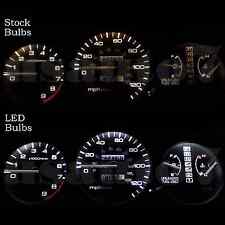 Dash Instrument Cluster Gauge White Smd Led Lights Kit Fits 92-95 Honda Civic Eg