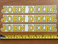 3 John Deere Fade Resistant 1 X 7.75 Vinyl Decal Stickers Farm Tractor Tools