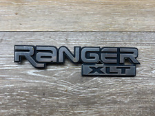 1996-2005 Ford Ranger Xlt Side Fender Emblem Chrome Oem