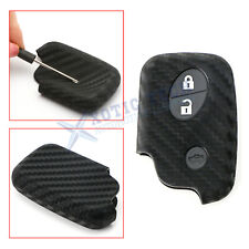 Carbon Fiber Style Soft Silicone Key Fob Cover For Lexus Is Es Gs Ls Ct Lx Gx Rx