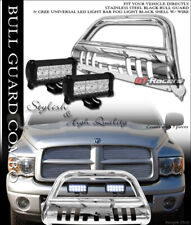 Stainless Bull Bar Bumper Guard W36w Cree Led Lights For 0203-09 Ram 15002500