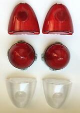 1953 Chevy Car Bel Air One-fifty Series Tail Light Lenses Kit 6 Pieces Free Ship