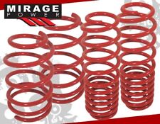 For 2005-2014 Mustang Gt V8 1.5f 2.2r Drop Suspension Lowering Springs Red