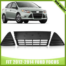 For Ford Focus 2012 2013 2014 Sse Mesh Black Front Bumper Lower Grille Grill