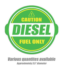 Diesel Fuel Only Sticker Decal Gas Label Tank Vinyl Weatherproof Diesel Can Oil