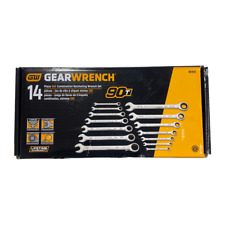 Gearwrench 14 Piece Sae Combination Ratcheting Wrench Set 90t 12 Point 86959