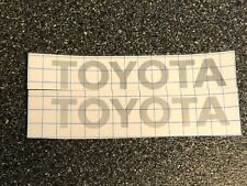 2x Toyota Logo Vinyl Sticker Decal 4 6 8 12 16 20 23