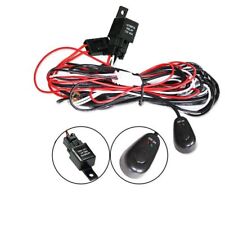 Universal Wiring Kit Led Fog Light Driving Lamp Wiring Harness Fuse Switch Relay