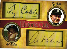Ty Cobb Al Kaline Historic Cuts Novelty Card