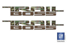 2019 20 21 22 23 24 Chevy Silverado 1500 Camouflage Trail Boss Bedside Decals