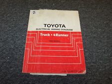 1986 Toyota Truck 4runner Electrical Wiring Diagram Manual Deluxe Sr5 2.4l