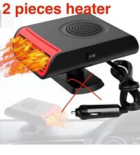 2 Pcs P12v 150w Electric Car Heater Heating Fan Defogger Defroster Read Desc