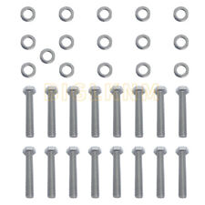 16pcs Exhaust Manifold Stainless Steel Bolts For Ford F250 F350 7.3l Powerstroke