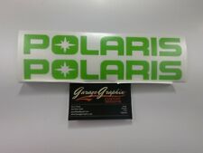 Polaris Premium Vinyl 2 Pack Decals Pick Color Size Tracked Insured
