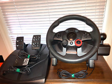 Logitech Driving Force Gt Racing Wheel Pedals  Power Cord - Pc Ps2 Ps3 E-x5c1