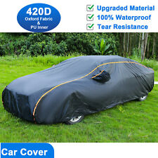 Fit For Ford Mustang Car Cover Waterproof All-weather Sunshade 420d W Zipper