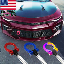 Racing Style Aluminium Front Bumper Tow Hook Ring For Chevrolet Camaro 2016-2020