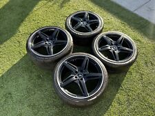 19 20 Mercedes Amg Gt-s Gt R Gt C Matte Black Wheels And Tires Set Of 4
