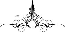 Custom Graphic Center Scroll Pinstriping Decal 12 Pair Set Of Two Decals