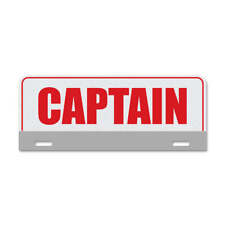 3m Scotchlite Reflective Captain License Plate Topper