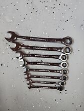 Gearwrench 8-piece Sae Reversible Combination Ratcheting Wrench Set Kdt-9533n