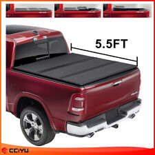 Tonneau Cover Truck Bed 5.5ft For 2004-2020 Ford F150 Hard Tri-fold