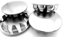 1 Hole Fit Cap Polished Round Nickel Plated Steel Plugs For 1 Hole All Weather