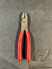 Snap On 388acf 8 Hi Leverage Diagonal Cutter Pliers With Red Soft Grip Handles