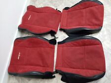 Dodge Challenger Srt8 Oem Seat Upholstery Red Leather.