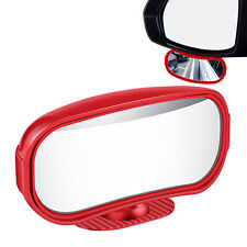 Blind Spots Mirrors Auxiliary Mirrors For Reversing And Rearview 360 Red 1pcs