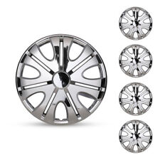 14 Silver Bolt-on Wheel Cover Hubcaps For 2013-2015 Honda Civic For R14 Tire