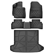 4pcs All Weather Floor Mats For 22-24 Hyundai Tucson 1st 2nd Row Cargo Liner