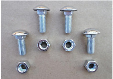 4 Nice Looking Old School Bumper Boltsnuts For Early Ford Mercury Etc