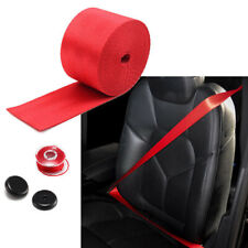 3.6m Seat Belt Webbing Fabric Racing Car Seat Belts Harness Webbing Straps Red