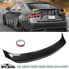 Trunk Spoiler Wing Carbon Color For 14-20 Lexus Is200t Is250 Is350 Ar Style Abs