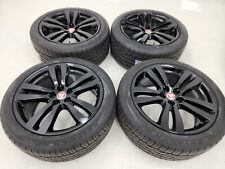 Jaguar Xj 2010-2019 Oem Staggered Wheels Tires Set 19 Black Rims Toba 245275