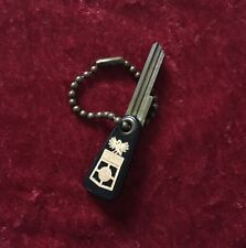 Vintage Desoto Uncut Key Blank Fold Up Keychain Fob Car Accessory Rare