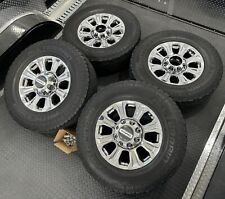 18 Chrome Ford F-350 Lariat Oem Factory Wheels Tires Platinum Rims F-250 Lugs