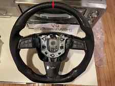 Fits 09-15 Cadillac Cts-v - Carbon Fiber Steering Wheel Oem Black Alcantara