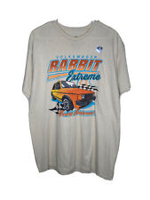 Volkswagen T Shirt Size Large Rabbit Extreme Racing Tan New Without Tag