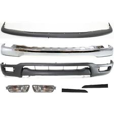 Bumper Kit For 2001-2004 Toyota Tacoma 4wd Chrome Steel Front